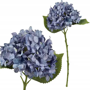 umělá květina Umělá Hortenzie VIRIDIS 53 cm Modrá