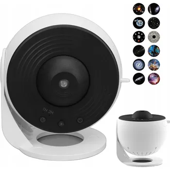 Projektor 3D LED PROJEKTOR GALAXIE HVĚZDNÁ NOČNÍ LAMPA HVĚZDNÉ NEBE ZOOM DÁRKY