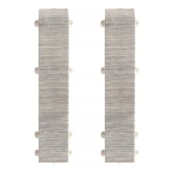 soklová lišta Spojka Cezar hliníková 22 x 75, délka 3 cm, dub