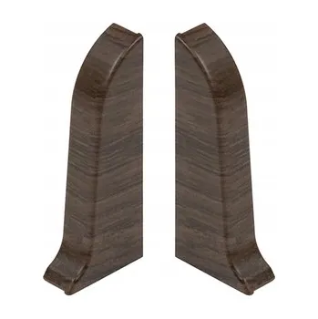 Podlahová lišta Levá koncovka Cezar hliníková 10 x 10, délka 10 cm, Dub Congo Mat