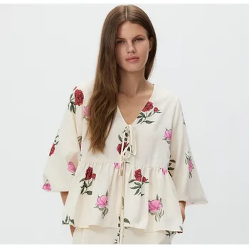 Dámská halenka Reserved - Halenka s květinovým vzorem - vícebarevná - 739HF-MLC - 739HF-MLC-XXL