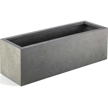 Květináč Grigio Small Box Natural Concrete V 20 cm / D 80 cm