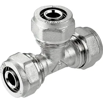 rozdělovač topení Tvarovka t-rozdělovač Reiter mosazný pro vodovod, 16 mm