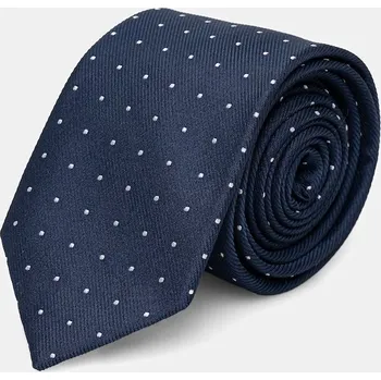 Kravata Kravata s hedvábím Calvin Klein tmavomodrá barva, CK2111E005 59X, vel. ONE SIZE