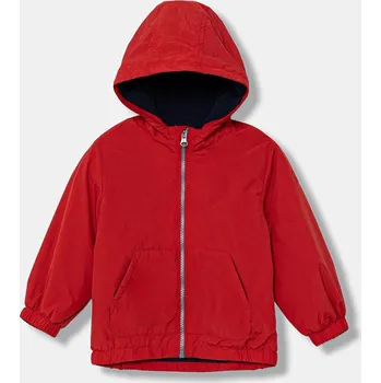 Dětská bunda United Colors of Benetton 2IGGGN03X.P.seasonal červená 33X, vel. 98