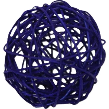 Ratan ball 10 cm, modrá