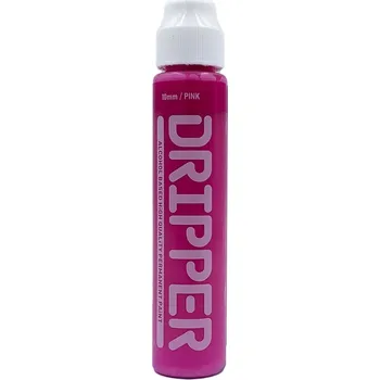 Dekorativní fix DRIPPER s mopovým hrotem 10 mm, růžový