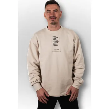 Pánská mikina Mikina TRIANGEL Barva: Béžová, Velikost: XL