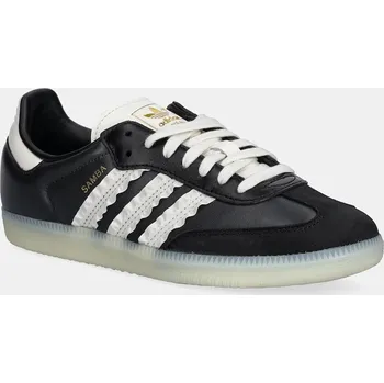 Dámské tenisky Kožené tenisky adidas Originals Samba OG W dámské, černá barva, JR8831, 35.5, 99X