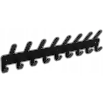 Věšák VĚŠÁK 17 HÁČKŮ NÁBYTKOVÝ OZDOBNÝ UNIVERZÁLNÍ NA OBLEČENÍ RUČNÍKY 500MM