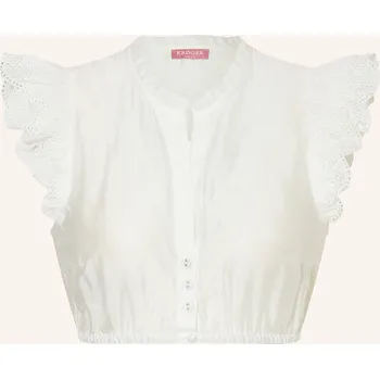 Krüger Dámská Dirndl Halenka Eve Z Děrované Krajky S Volánky,...