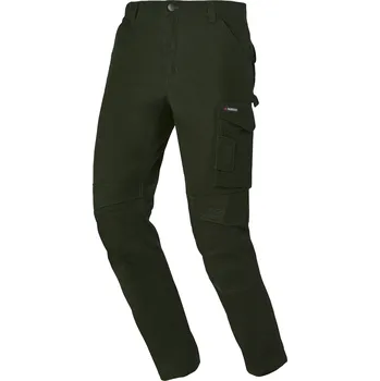 Pánská móda PARKSIDE® Pánské pracovní cargo kalhoty (tmavě zelená, 56)