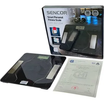 OSOBNÍ VÁHA SENCOR SBS-8002BK (kalibrační list ČMI)