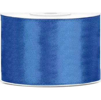 Stuha PartyDeco Stuha saténová královská modrá 50mm/25m