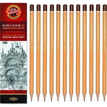 Grafitová tužka Tradiční tužka sada psacích tužek s tuhou Koh-I-Noor 8B, HB 1 ks