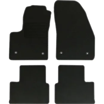 autokoberec Velurové autokoberce s upevněním v sadě Edecor