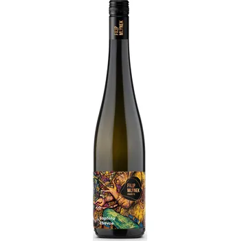 Víno Filip Mlýnek Saphira 2024, Zbavce, pozdní sběr, 13,5% alk.