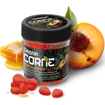 Umělá nástraha Delphin Umělá nástraha CorneX Pop Up / 60ks Medová Broskev