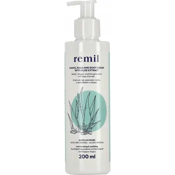 Péče o ruce KRÉM NA RUCE pro péči o ruce, nehty a tělo s pumpičkou 200 ml ALOE MANDLE