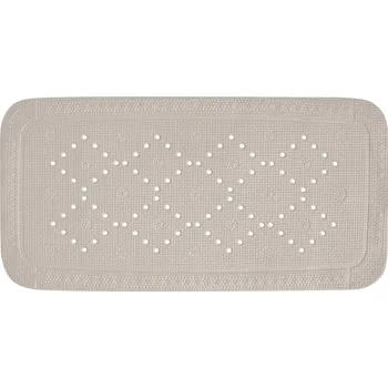 Protiskluzová podložka Spirella protiskluzová podložka do vany ALASKA, šedo-hnědá, PVC, 91 x 36 cm