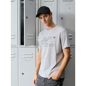 Sinsay - Tričko s potiskem - šedá - 564EY-09X - 564EY-09X-XS