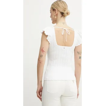 Dámská halenka Halenka Guess LAUREL dámská, béžová barva, W5GR30 Z30Y2 W5GR30.Z30Y2 01X, vel. L