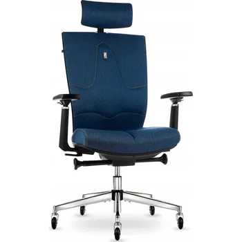 Pohodlná kancelářská židle Kulik System Space Ocean Blue - ergonomický design