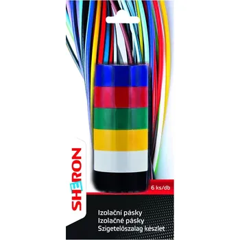 Izolační páska SHERON Páska izolační barevná 6 ks