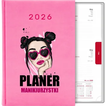Kalendář Knižkový kalendář 2026 A5 růžový