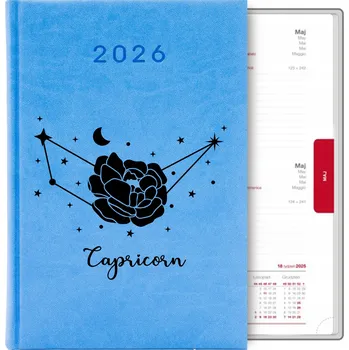 Kalendář Knižní kalendář 2026 A5 modrý