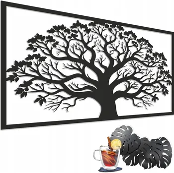 Obraz Prostorový obraz do obýváku Ažurové 3D obrazy do ložnice Strom 58x98