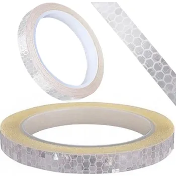 Reflexní prvek na kolo Gearox VÝSTRAŽNÁ SAMOLEPICÍ PÁSKA BÍLÁ