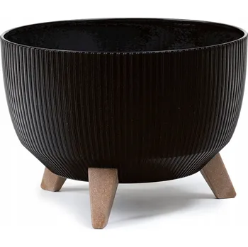 Květináč Květináč Mísa ROMA Jumper Eco Recycled průměr 240 černá Lamela