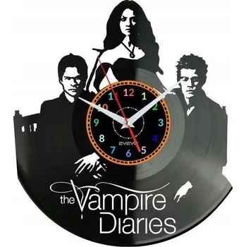 Hodiny UPÍŘÍ DENÍKY NÁSTĚNNÉ HODINY DEKORATIVNÍ MODERNÍ VINYLOVÁ DESKA