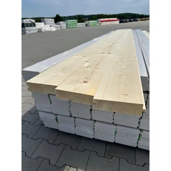 dřevěná podlaha Prkno podlahové smrkové, podlahová deska, stropní deska dřevěná smrk 40x146mm