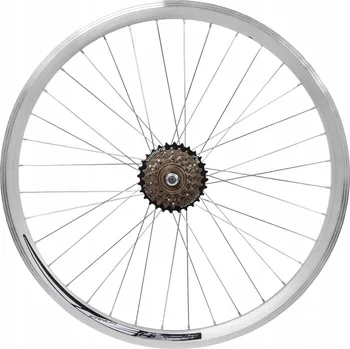 Zapletené kolo Zadní kolo na kolo 26 palců Kands černé kotoučové 7-rychlostní