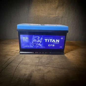 Autobaterie Autobaterie TITAN Power EFB, 80Ah, 12V, 800A