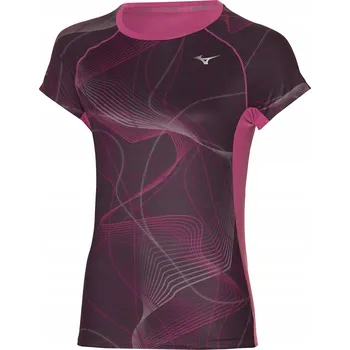 Dámské běžecké tričko Mizuno Aero Tee gape wine M