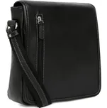 Kožená pánská taška crossbody Hexagona 461326 černá