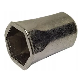 Matice Samojistné matice s kuželovou přírubou M4x12,5 AN329 A2 5ks