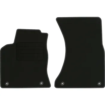 autokoberec Velurové autokoberce s upevněním v sadě Edecor