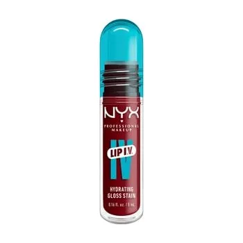 Rtěnka NYX Professional Makeup Lip I.V. Hydrating Gloss Stain Lesk na rty