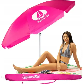 Deštník Plážový slunečník skládací UPF50+ Captain Mike 160 cm