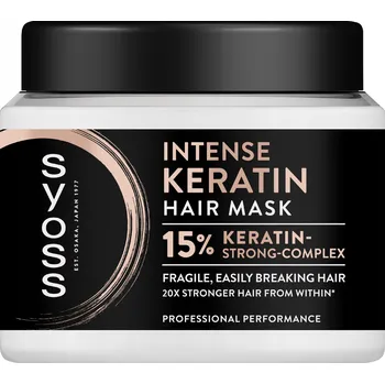 Vlasová regenerace Syoss Intense Keratin Hair Mask intenzivní maska na vlasy 400 ml
