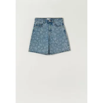 Dámské kraťasy Sinsay - Džínové kraťasy - modrá - 0374U-05J - 0374U-05J-32
