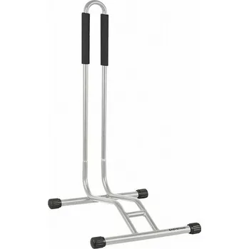 stojan na kolo stojan výstavní pro kola 12"-29" stříbrný