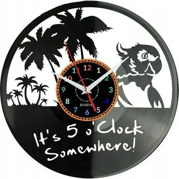 Hodiny Nástěnné hodiny Evevo černé 30 cm