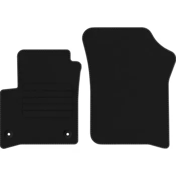 autokoberec Velurové autokoberce s upevněním v sadě Edecor