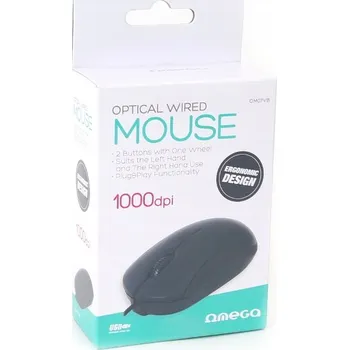 Myš Myš Omega USB 1000dpi Černá 3D Value Line