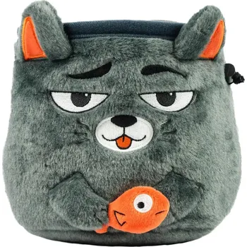 Lezecký doplněk Pytlík na magnesium Y&Y VERTICAL CHALK BAG- GREY CAT